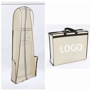 Housse de robe de mariée convertible et compostable, pliable, idéale pour les voyages, en non-tissé - Product Image 2