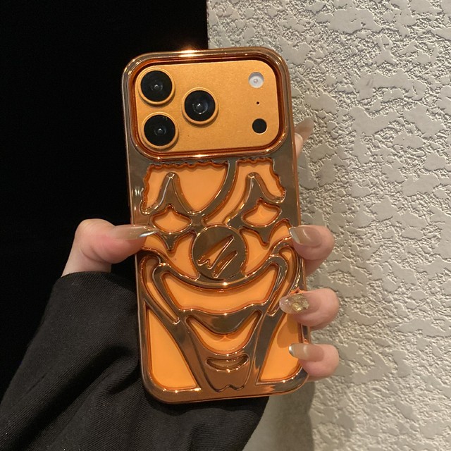 Summer Hot Selling Cooling Case for iPhone 18 17 Pro Max Clown Joker Design Breathable Heat Dissipation Shockproof Back Cover