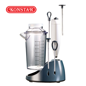 Venta directa de fábrica 18 piezas máquina mezcladora de plástico Espumador de leche Mini licuadora eléctrica - Product Image 1