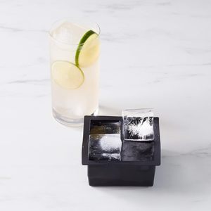 Food Grade Silicone Ice Cube Tray <b>Large</b> Square Ice Mold Lid Easy Release Reusable Dishwasher <b>Safe</b> Ice Maker for Whiskey Cocktail - Product Image 3