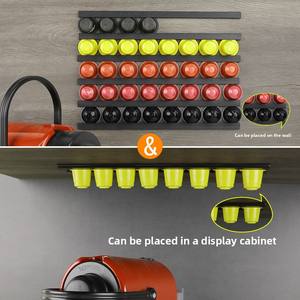 Support mural pour capsules de café en plastique écologique, 5 étages, support flexible pour DolceGusto, <span class=keywords><strong>Nespresso</strong></span> K-Cup Pods - Product Image 3