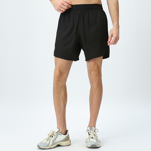 Tasche Casual <span class=keywords><strong>con</strong></span> cerniera posteriore nascoste all'interno di Leggings pantaloncini da ginnastica <span class=keywords><strong>con</strong></span> Logo personalizzato 2 in 1 - Product Image 4