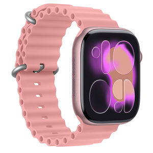 Montre connectée EDS HW W13 MINI rose en silicone, écran HD de 1,83 pouces, partage de réseau BT, musique locale, réponse vocale aux messages - Product Image 1