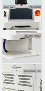 200WYagゴールドシルバーメタルジュエリー修理テーブルトップ優れた光学系レーザー溶接機ガラス用スポット溶接機 - Product Image 5