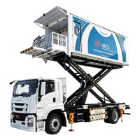 Véhicule de restauration aérienne diesel Euro 6 à grande capacité ou camion de service de traiteur aérien avec une capacité de 6200 kg
