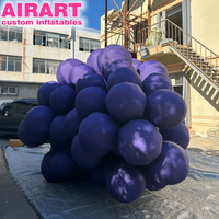 Ballons Gonflables Promotionnels Géants en Forme de Grappe de Raisins en Tissu Oxford 420D pour Décoration de Centre Commercial