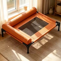 Lit pour animaux de compagnie le plus vendu avec un design respirant et résistant à l'humidité, adapté aux voyages et détachable