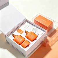 Vente en gros de flacons de crème solaire personnalisés de 50 ml, flacon de crème solaire en plastique pour l'emballage de fond de teint liquide, cosmétiques