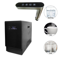 Dispensador de agua 3 en 1 bajo fregadero con dispensador de agua fría, caliente y con gas (CO2) de 5.1g/l