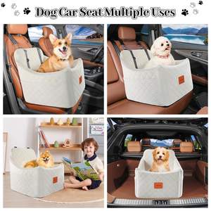 Ultra Weiches Hundebett Waschbarer Bezug Unterstützendes Design für Komfort Hunde-Autositz Großhandel Erhöhter Neuer Design Hundeträger Autositz - Product Image 6