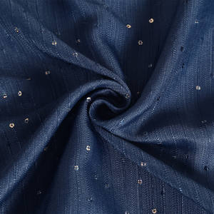 Europeo solido blu navy faux lino <span class=keywords><strong>tende</strong></span> di lusso paillettes blenched gommino pannelli <span class=keywords><strong>per</strong></span> il <span class=keywords><strong>salotto</strong></span> - Product Image 4