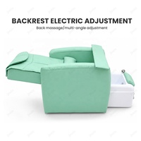 Fauteuil de pédicure de luxe avec extension pour spa des pieds, mobilier de salon pour onglerie, hôtel et spa - Vente en gros usine