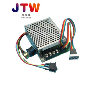 JTW Dc <b>Motor</b> Speed <b>Controller</b> 40A 12V 24V 36V With Digital Display For Bidirectional Rotation - Product Image 1