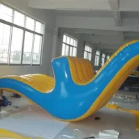 Disesuaikan Inflatable Jungkat-jungkit Air Kolam Renang Mainan Inflatable Air Totter Slide