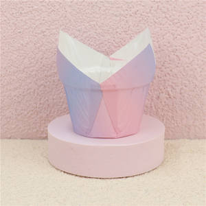 Vente <span class=keywords><strong>en</strong></span> gros de gobelets <span class=keywords><strong>en</strong></span> <span class=keywords><strong>papier</strong></span> pour muffins journaux et gâteaux <span class=keywords><strong>en</strong></span> dégradé rose tulipe Porte-<span class=keywords><strong>papier</strong></span> à muffins <span class=keywords><strong>en</strong></span> dentelle résistant à la chaleur et à l'huile - Product Image 4