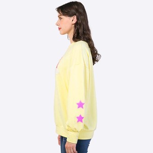 T-shirt personnalisé polaire à la mode <span class=keywords><strong>veste</strong></span> en Sherpa ample pull-over sweat à capuche surdimensionné sans ficelle pour femmes pull à paillettes motif brillant - Product Image 5