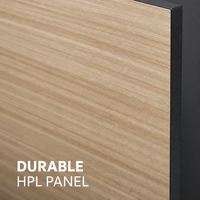 Muestra Gratuita de Panel HPL Moderno para Divisiones de Baños en Hospitales, Escuelas, Centros Comerciales y Baños Públicos