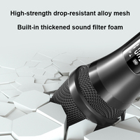 Système de microphone sans fil 4 canaux True Diversity, portée 200 m, récepteur métallique professionnel pour scène avec sortie XLR indépendante