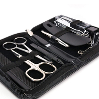 Kit de manucure et pédicure de luxe en acier inoxydable de haute qualité 5-en-1 – Coupe-ongles, ciseaux, limes – Portable, durable, service OEM