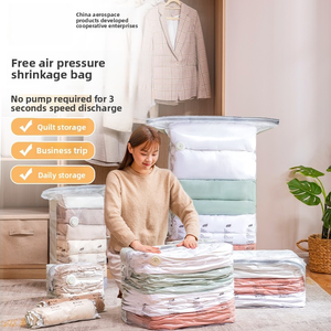 PA + PE universale di plastica salvaspazio armadio Organizer doppio zip cubo <span class=keywords><strong>sacchetti</strong></span> di tenuta <span class=keywords><strong>sottovuoto</strong></span> per abbigliamento materasso - Product Image 1