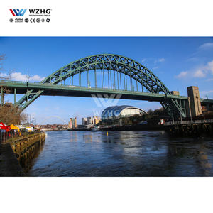 Puente de un solo arco, puentes de acero cortos de tramo simple, diseño de alianza, viga de viga enrollada romana segmentaria - Product Image 1