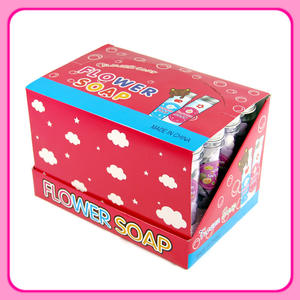 Hoja de jabón portátil versión coreana, caja de tubo de ensayo largo con cubierta de aluminio, regalo de lavado de manos de dibujos animados, jabón, suministros de baño e inodoro - Product Image 5