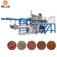 Machine de fabrication d'aliments ligne de production de granulés de nourriture pour poissons grande capacité Animal argent fourni écran de pompe à gaz automatique Delta