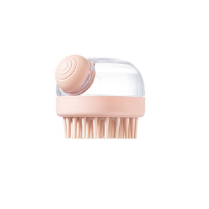 Shampoo <b>Brush</b> with Liquid Silicone Massage <b>Brush</b> Plastic Hair Washing Tool for <b>Scalp</b> Cleaning - Product Image 6