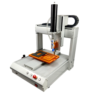 Machine de distribution de colle PU <span class=keywords><strong>XF</strong></span>, modèle le plus vendu, prix usine, trois axes, deux plateformes, cœur PLC, garantie 1 an, 70KW 220V - Product Image 2