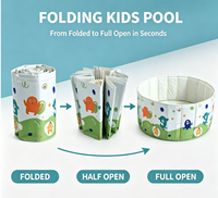 Piscine gonflable pour enfants en PVC, pliable et portable, installation rapide, piscine à sable