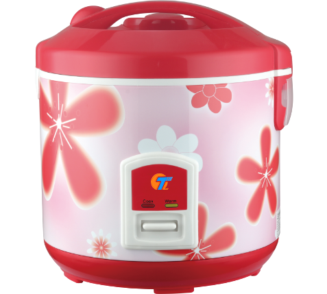 Электрическая Роскошная рисоварка, Кухонная техника 1,8 л с цветочным принтом