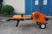 Fendeur de bûches cinétique portable de 35 tonnes