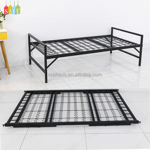 <span class=keywords><strong>Lit</strong></span> pliant Portable en métal personnalisable de <span class=keywords><strong>grande</strong></span> taille - Product Image 3