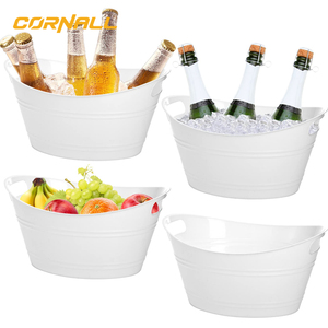 Hielera para <span class=keywords><strong>Vino</strong></span>, Cubitera Grande Personalizada, Tazón de Hielo de Lujo de Acero Inoxidable, para Bar, Champán, Cerveza, <span class=keywords><strong>Vino</strong></span> Rosado - Product Image 3
