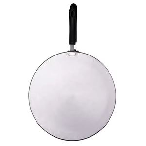 Padella Antiaderente in Lega di Alluminio per Crêpes, Tawa Rotonda con Base Multistrato e Manico in Plastica per Fornelli a Gas - Product Image 5