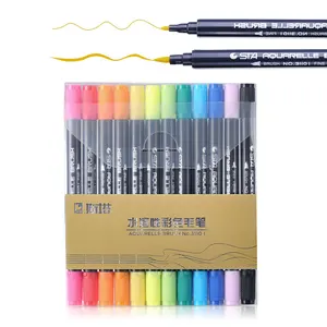 Wholesale 80 colors brush marker pens watercolor markers 12/24/36/48/80 color set with competitive price