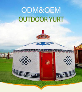 QX thép sang trọng không thấm nước mái vòm yurt LềU Nhà nóng bán vải vải - Product Image 4