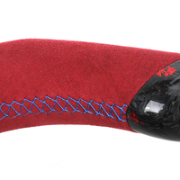 Volant en fibre de carbone LED avec cuir rouge pour Série 6, Série 3, M6, X5, M3, M5, Série 7, Série 2, Série 4, X4