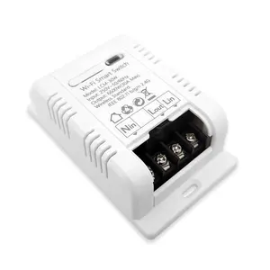 Lerlink LCM-30W 30A Tuya WiFi Switch Smart Breaker Circuit con controllo vocale del Monitor di alimentazione RF433 di Alexa e Google Assistant