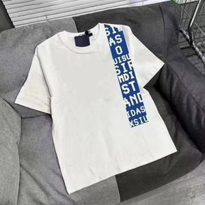 T-shirt in tessuto pesante a maniche regolari per uomo e donna, vestibilità normale estiva, con motivo a lettere NASA, stile Hip Hop - Product Image 5