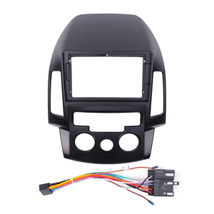 현대 i30 2009 MT용 차량 GPS 내비게이션 패널 9인치 화면 2 Din 안드로이드 대시보드 라디오 스테레오 패시아 패널 프레임 - Product Image 1