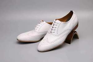 Chaussures plates <span class=keywords><strong>ivoire</strong></span> sur mesure pour hommes pour les fêtes de <span class=keywords><strong>mariage</strong></span> d'automne imperméables et légères - Product Image 4
