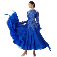 B-2063 Haute Qualité Nouvelle Norme Robe De Danse De Salon Femmes Filles Concurrence Lisse Robe De Danse Moderne Robe De Danse À Vendre