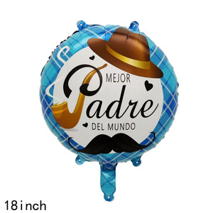 Globos de Aluminio de 18 Pulgadas PARA EL Día <span class=keywords><strong>del</strong></span> <span class=keywords><strong>Padre</strong></span> en España con Feliz Día <span class=keywords><strong>del</strong></span> <span class=keywords><strong>Padre</strong></span> y Feliz Día <span class=keywords><strong>del</strong></span> <span class=keywords><strong>Padre</strong></span> para Decoraciones de Fondo de Fotos de Fiesta - Product Image 6