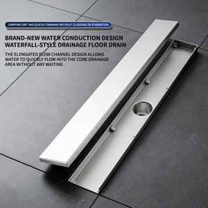 Drenaje de Piso Rectangular de Acero Inoxidable 304 con Inserto para Azulejos, Filtro Desodorizante y Antiolor - Product Image 4