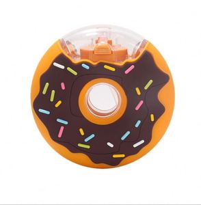 Bouteille d'eau sport anti-fuite pour extérieur 13oz en forme de donut avec paille et sangle d'épaule pour enfants, filles et tout-petits - Product Image 1