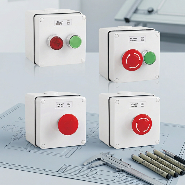 CLIPOL C66/2PBS1 Push Button Switch Emergency Stop Control & Start Stations Switch Zhejiang 250V 10A