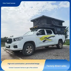 Caisse <span class=keywords><strong>de</strong></span> chargement arrière relevable <span class=keywords><strong>pour</strong></span> pick-up, type camping-car, modifiée tout-terrain, à couvercle haut, imperméable quatre saisons, en tissu Oxford double couche - Product Image 2