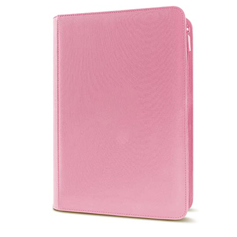Carnet de cartes de visite 9 pochettes-rose
