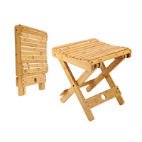 Repose-pieds pliant portable en bambou pour douche de bain rasage sauna et spa-siège de relaxation de la boutique de massage